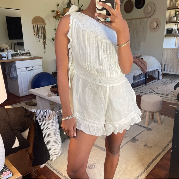 Free People Feeling Fancy Romper. Size: XS - Picture 3 of 12